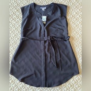 Motherhood Maternity. Size Medium. Black tunic blouse.